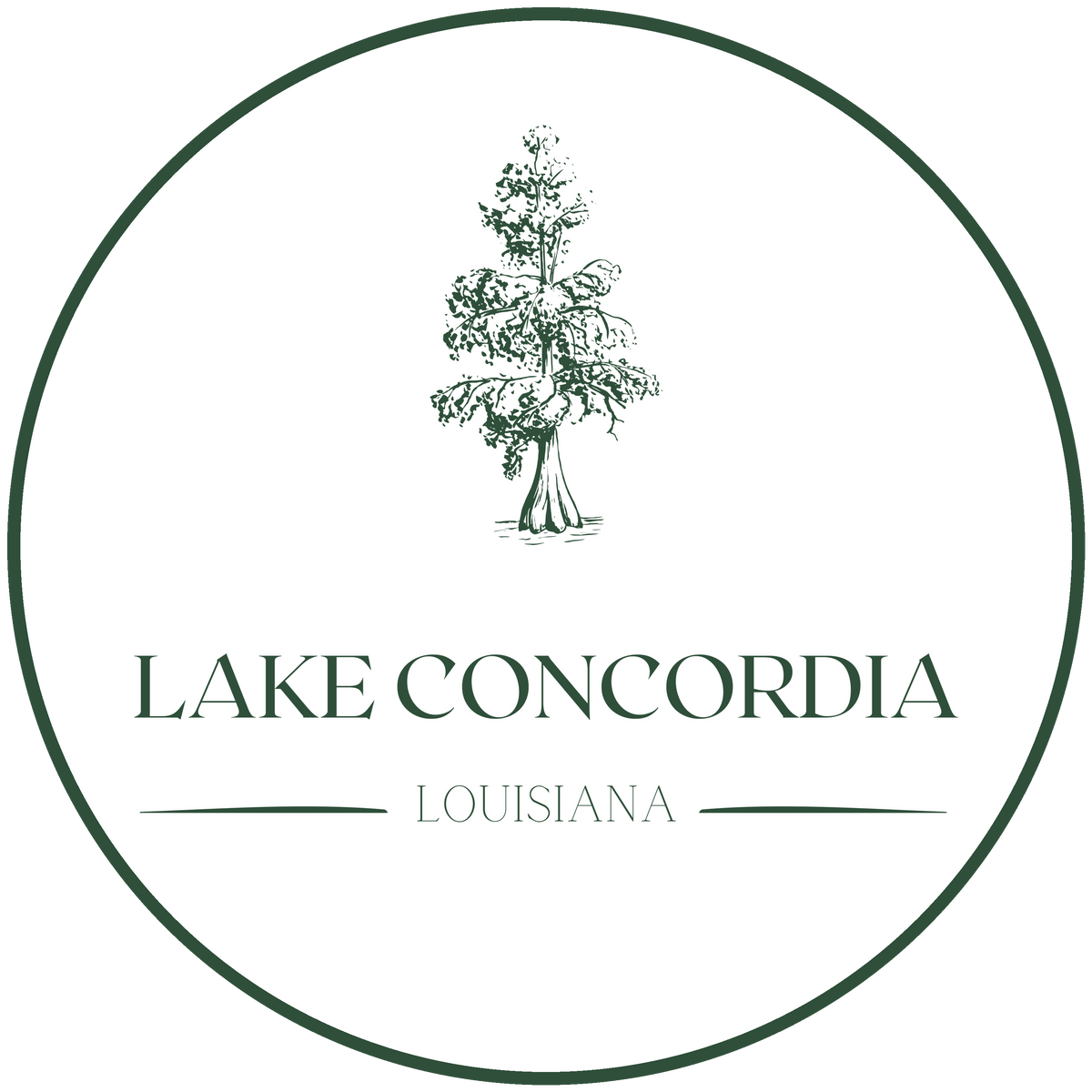 Lake Concordia Round Sticker